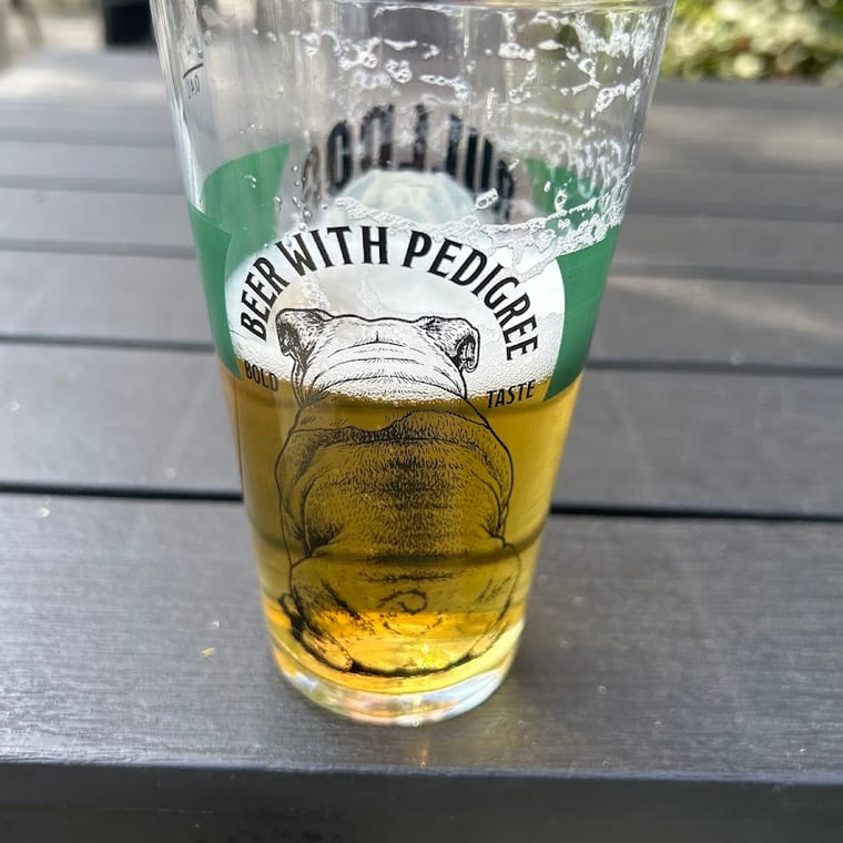 Una birra all'aperto
