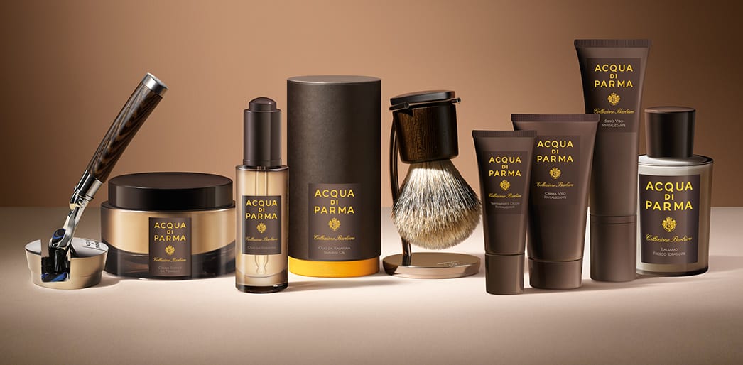 La linea Acqua di Parma Collezione Barbiere