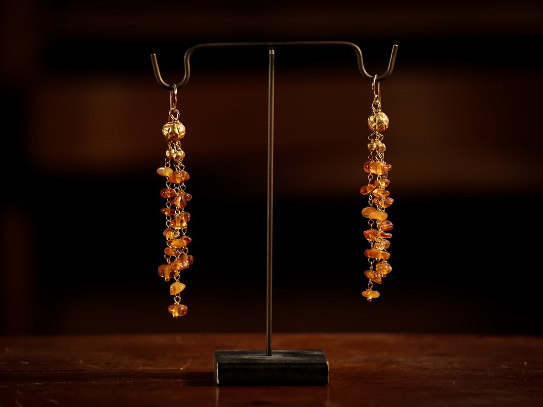 Orecchini d'oro pendenti