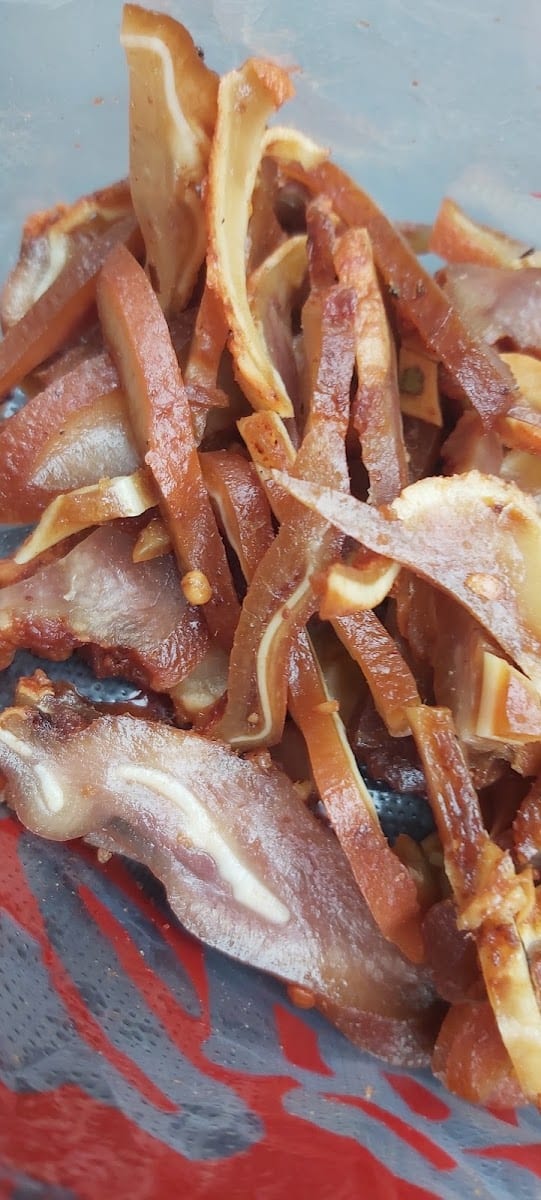 Anatra brasata a strisce