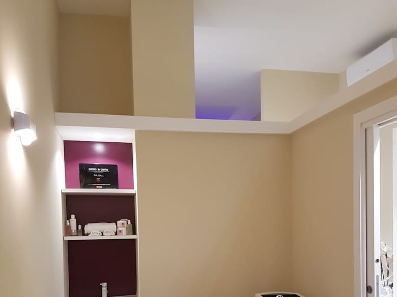 Una cabina trattamenti