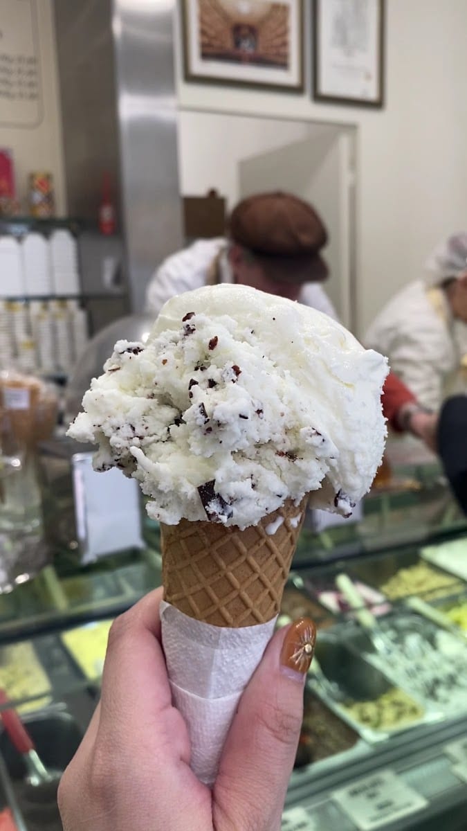 Un cono di stracciatella