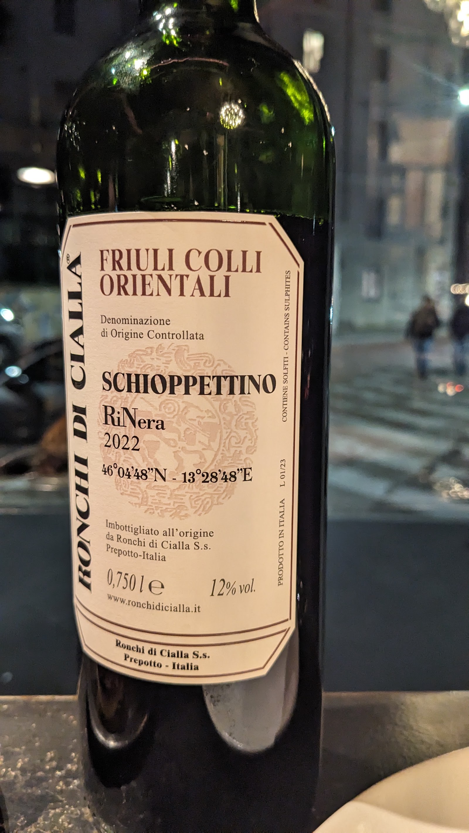 Una bottiglia al Cavallante