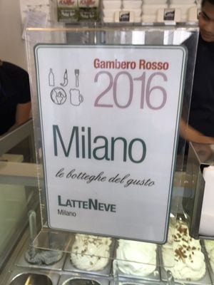 La targa Gambero Rosso — Milano, le botteghe del gusto