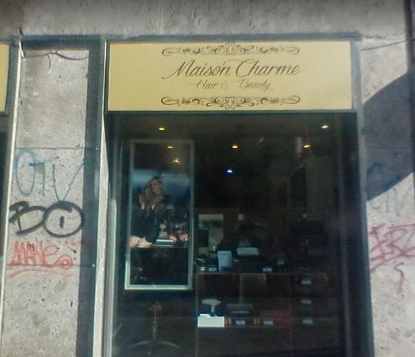 La vetrina di Maison Charme Hair & Beauty