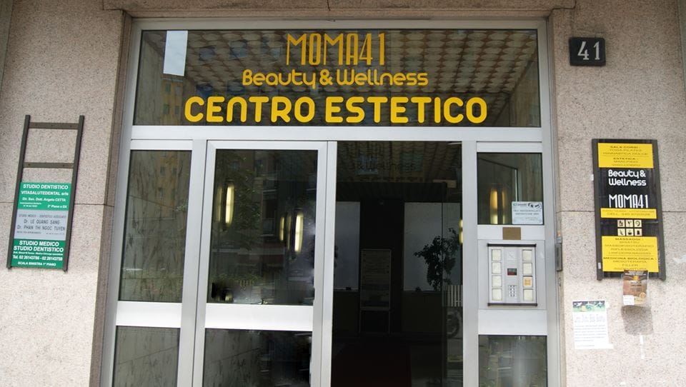 L'ingresso di Moma41 in Via Padova 41