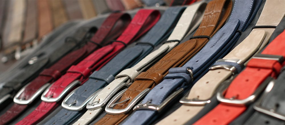 Le cinture in pelle di Roby Shop