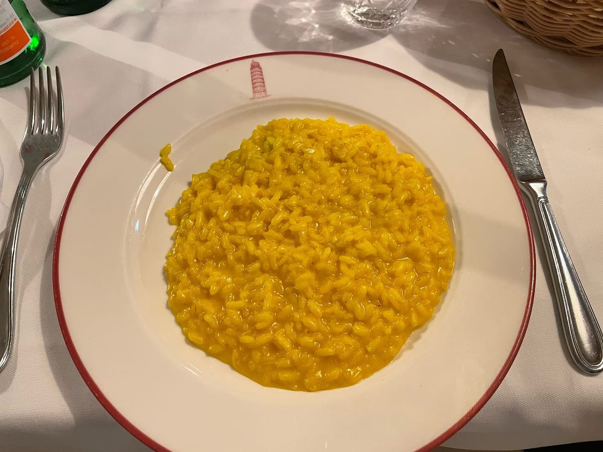 Il risotto giallo