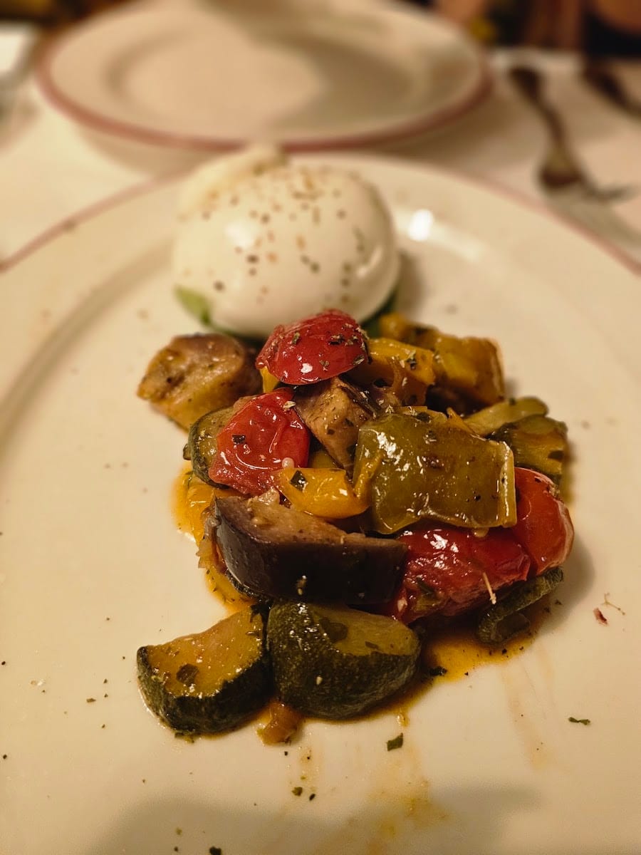 Verdure e burrata