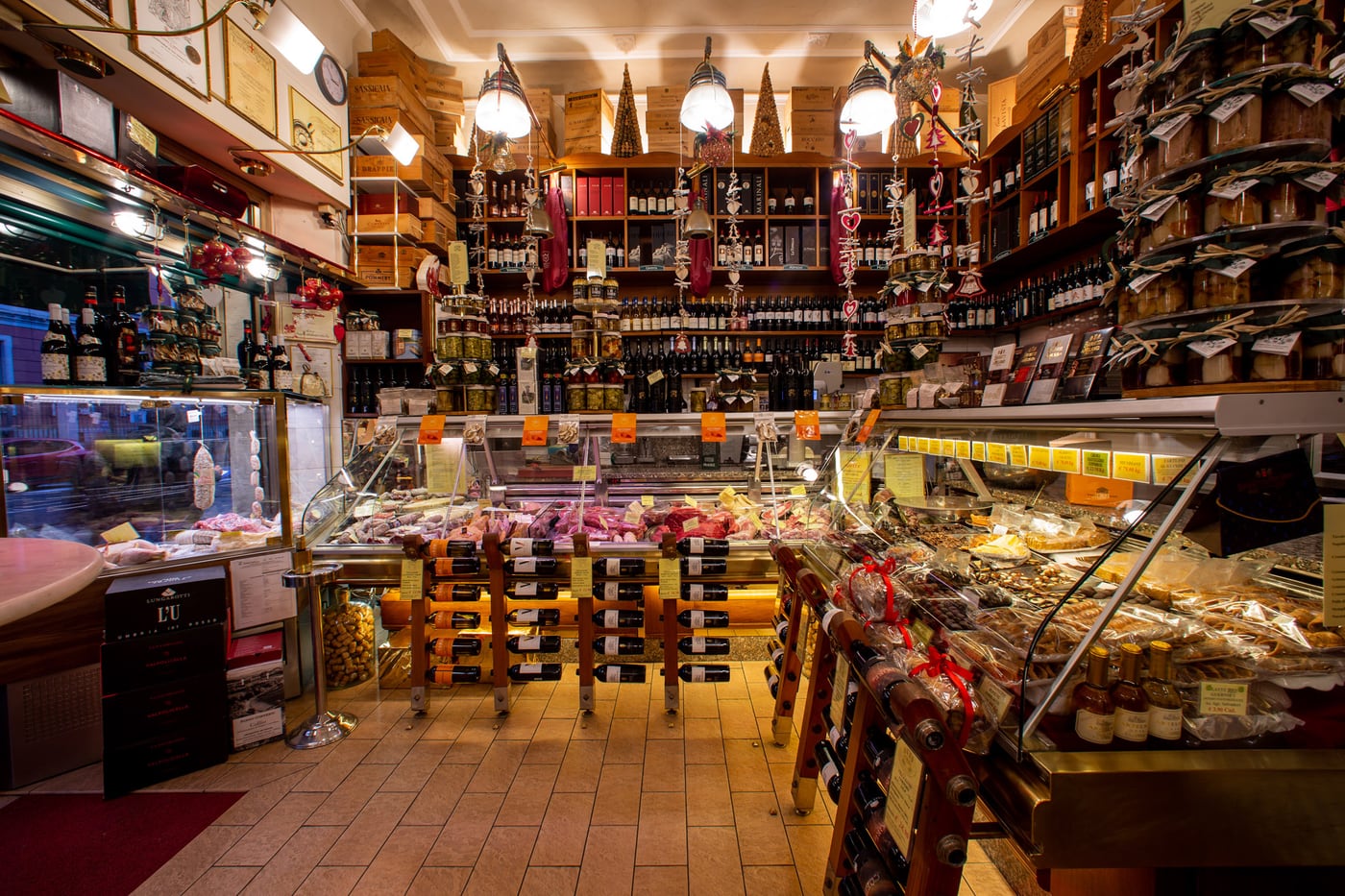 La cantina di vini