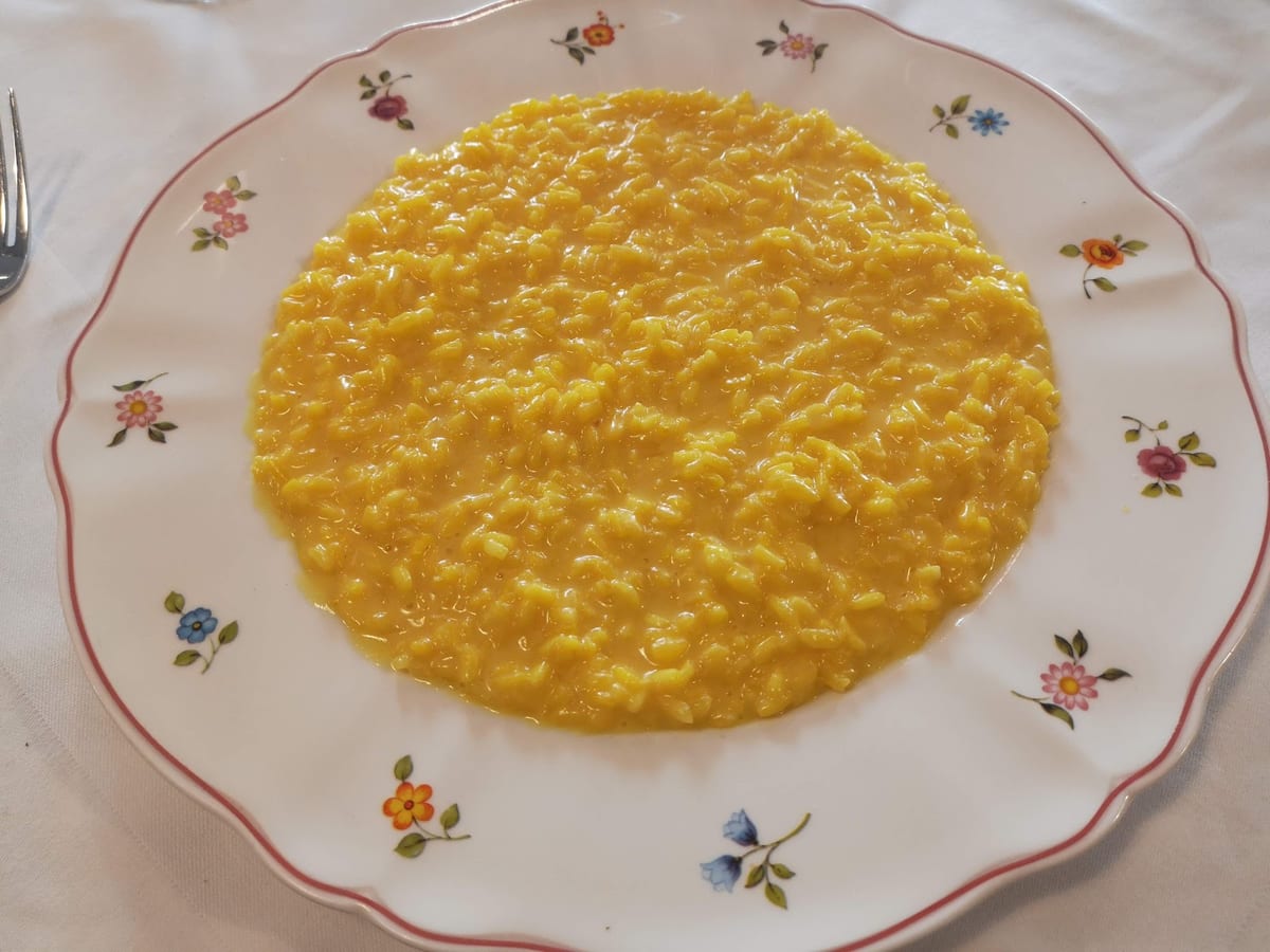 Risotto giallo alla milanese