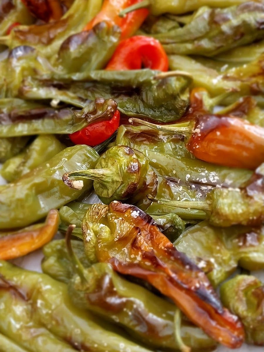 I friggitelli al forno.